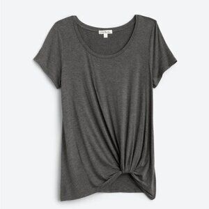 Nine Britton | Knot Front Knit Top | Size S